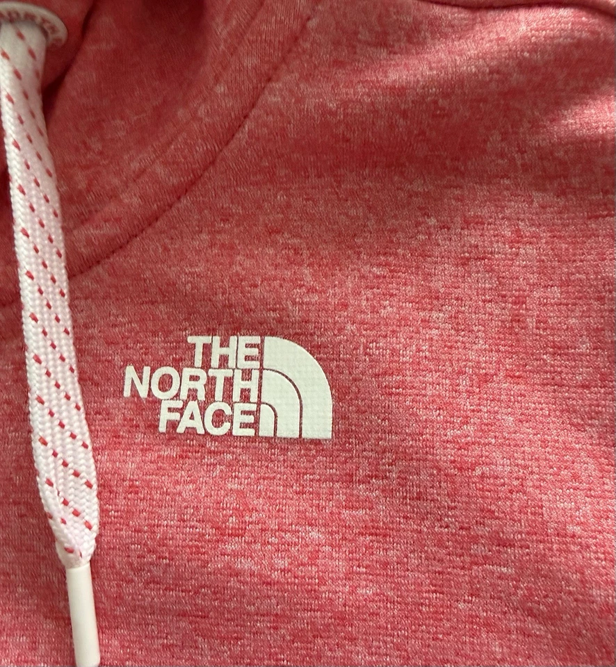 Sudadera con capucha rosa brillante con cremallera completa mediana The North Face para mujer Foto 4 de 4