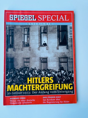 Spiegel Special: Hitlers Machtergreifung 30. Januar 1933, 146 Seiten
