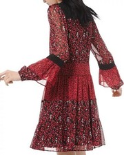 Michael Kors Maple Grove Mixed Print Dress