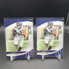 2025 Panini Absolute Green #50 Theo Johnson New York Giants (2) Cards