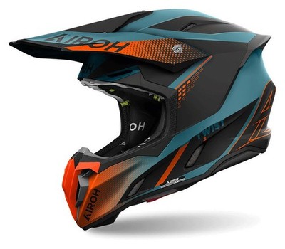 Offroad-Helm Airoh TWIST 3 SHARD Orange Matt