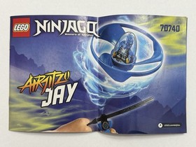 Ninjago masters of spinjitzu Airjitsu Jay flyer 70740! Pre-owned Great Condition