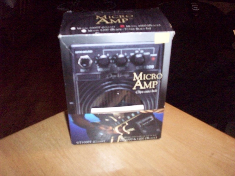 Dean Markley GT-1000 Personal 3-Watt Micro Guitar Amplifier w/ Belt Clip