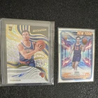 Tyler Kolek New York Knicks 2-Card Lot 2024-25 Revolution Auto + Topps Chrome RC