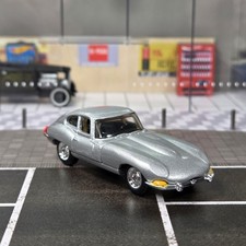 Hot Wheels Limited Edition Jaguar XKE Coupe w/ Real Riders Silver Diecast 1/64