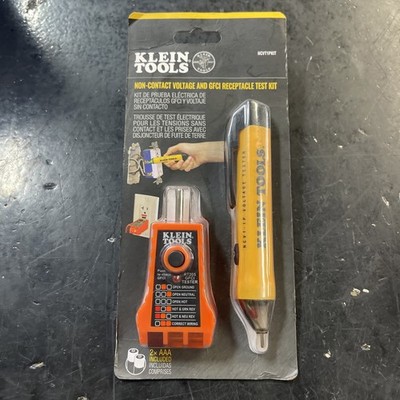 NEW Klein Tools NCVT1PKIT Non-Contact Voltage and GFCI Receptacle Test Kit