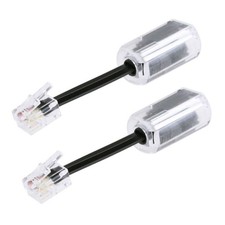 2*Telephone Cable Detangler 360 Degree Rotating Landline Swivel Cord Untangler a