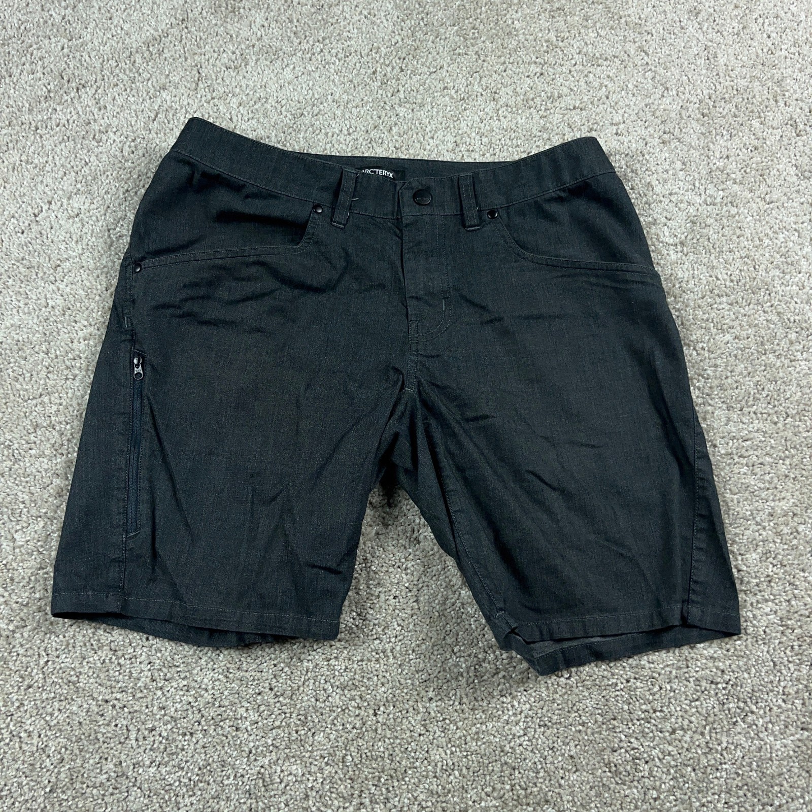 ARC'TERYX Arcteryx Shorts 32 Nero Phelix Escursionismo Outdoor Leggero Elasticizzato Durevole 9 In