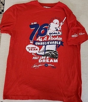 Molson Canadian Teemu Selanne Large Graphic T-Shirt 76 Goals April 15, 1993
