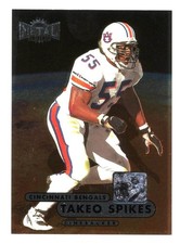 1998 Metal Universe Takeo Spikes RC #194 Rookie Card Bengals Tigers Skybox. rookie card picture