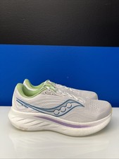 Saucony Women  s Ride 18 Sneaker - White/Verbana US Size 10 LIGHTLY WORN