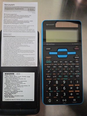 Sharp EL-W535TG Scientific Calculator 16-Digit LCD