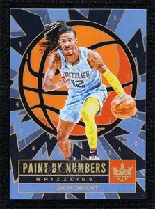 2023-24 Panini Court Kings Paint by Numbers Ja Morant #11