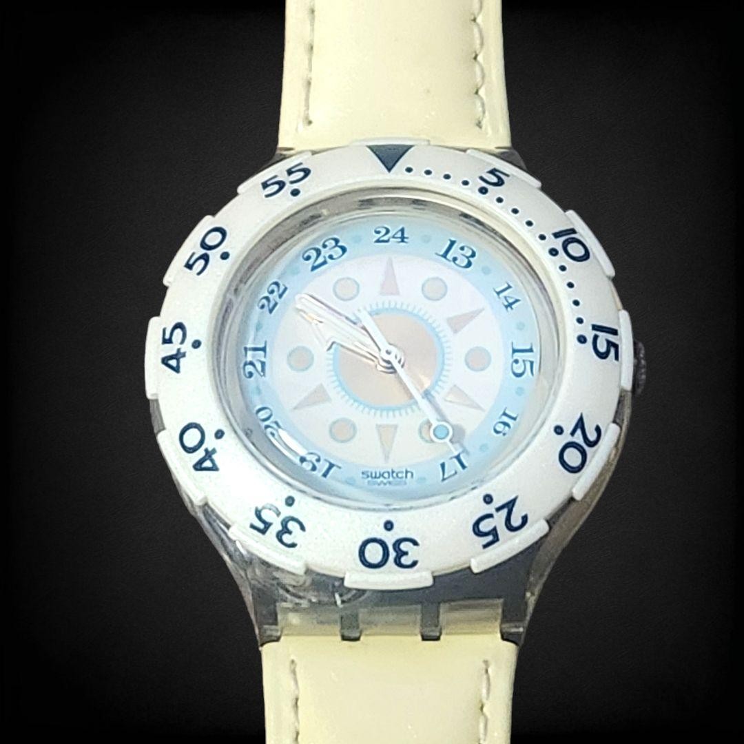 時計 SWATCH SCUBA Creme De La SDK126 SWATCH Scuba 1996 SDK126 Creme De La Creme Quartz Watch