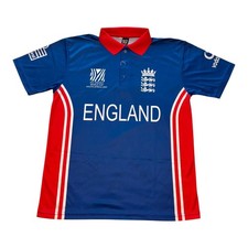England Cricket 2003 World Cup ODI Retro Jersey – Vintage Champion Adult UK