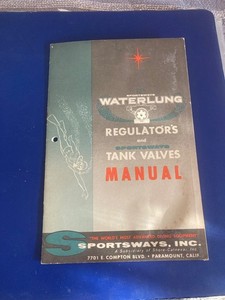 vintage Sportsways Scuba tank valves manual
