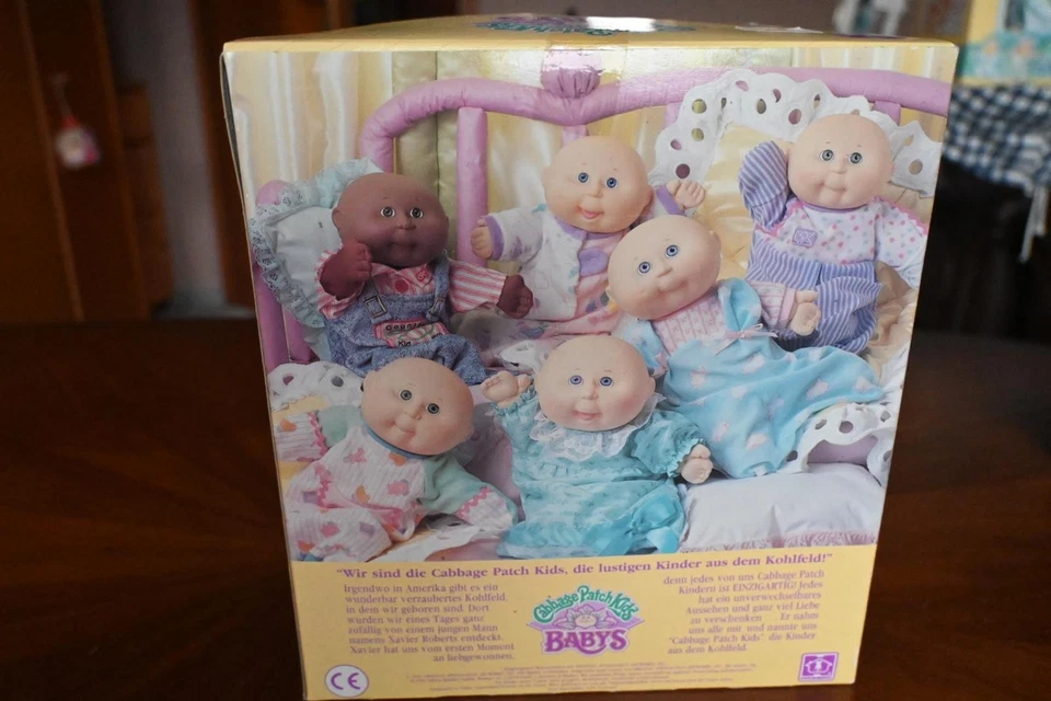 Cabbage Patch Kids Puppe rosa – mit Geburtsurkunde – OVP geöffnet, unbespielt - Bild 4 von 4