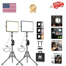 2-Pack LED Video Light Kit, Studio Light, 2800-6500K Dimmable Photography Lig...