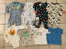 11-Piece Baby Boys Size 6-9 Months Clothing Lot Sleepers Tops Socks NEW