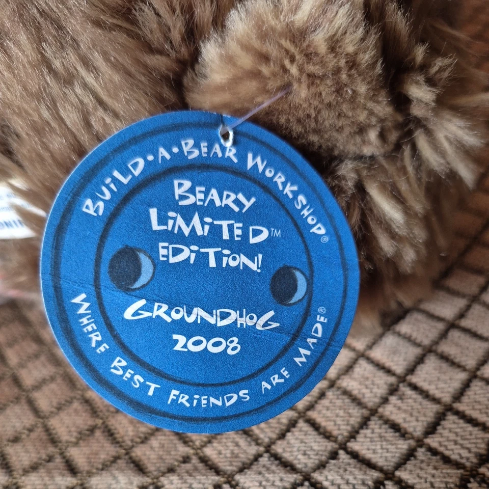 Build A Bear Groundhog Spring Is Near L.E. 2008 Camisa Retirada Con Original Nueva Con Etiquetas Foto 2 de 3