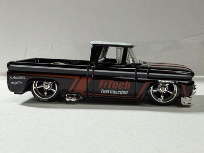 Hot Wheels  62 Chevy Truck FiTech Loose Diecast Real Riders (cragars) Unspun