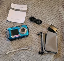 4K Underwater Camera 11FT Waterproof Camera 56MP Autofocus Underwater Camera