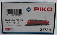 Piko 21780 H0 Dc E-Lok Br 114 Db Ag Ep. Vi Sound