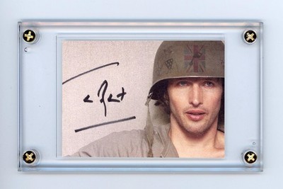 James Blunt Autographed Trading Card Sized Signed Cut ACOA