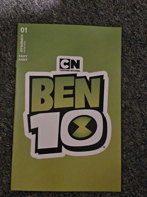Ben 10 #1 Cover R Green Blank Authentix Variant
