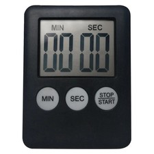 Magnetic LCD Digital Kitchen Timer Count-Down Up Timer Cooking  Alarm Option UK