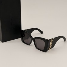 Saint Laurent SL M119 Blaze Oversized Black Sunglasses 54mm - Ships Today