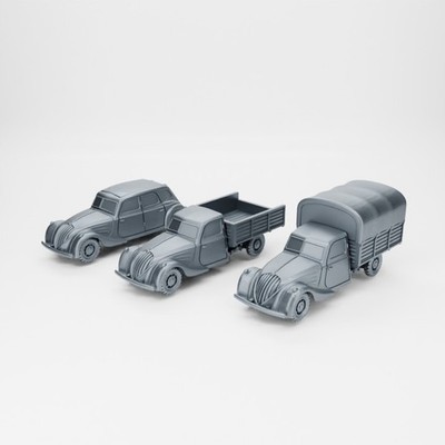 Französischer Peugoot 402 Zivilist (Frankreich, WW2) Tabletop Wargame 3D gedruckt