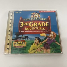 Video Game PC The ClueFinders 3rd Grade Adventures Learning Co 1999 NEW Jewel