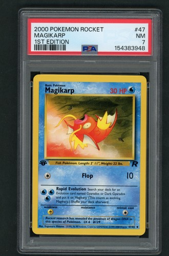 Magikarp (1st Edition) graded PSA 7 for sale on eBay