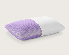 Purple Harmony Pillow - Low Loft, King Size - Cooling Gel Neck and Side Sleeper