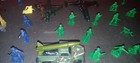 HO Scale Lot Of (50) Soldiers, (2) Tanks, (2) Jets, a Jeep and a Nuclear Missle! — photo 3