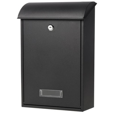 Mailbox with Key Lock, Wall Mounted Locking Mailboxes, Medium Capacity Drop L...