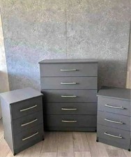 Ready Assembled Drawers Set Chest Of 5 Drawers Bedside Cabinets Bedroom Storage