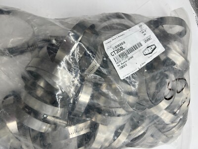 PACK OF 100 Dixon Valve 304 SS Constant Torque Worm Gear Clamp CT350L