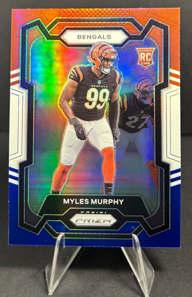 2023 Panini Prizm Myles Murphy RC #320 Red White Blue Bengals
