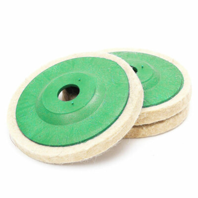3PCS NEW Wool Buffing Angle Grinder Wheel Felt Polishing Disc Pad Set NEW