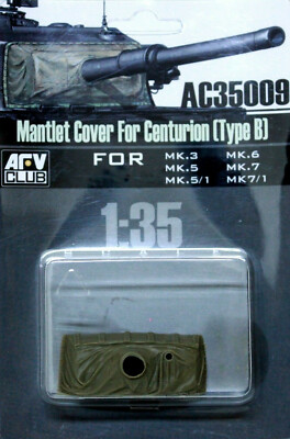 AFV Club 1/35 AC-35009 Mantlet Cover for Centurion Type B MK.3,5,5/1,6,7,7/1