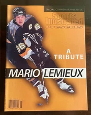 Sports Illustrated Mario Lemieux commemorative issue "A Tribute" 1997 Sharp
