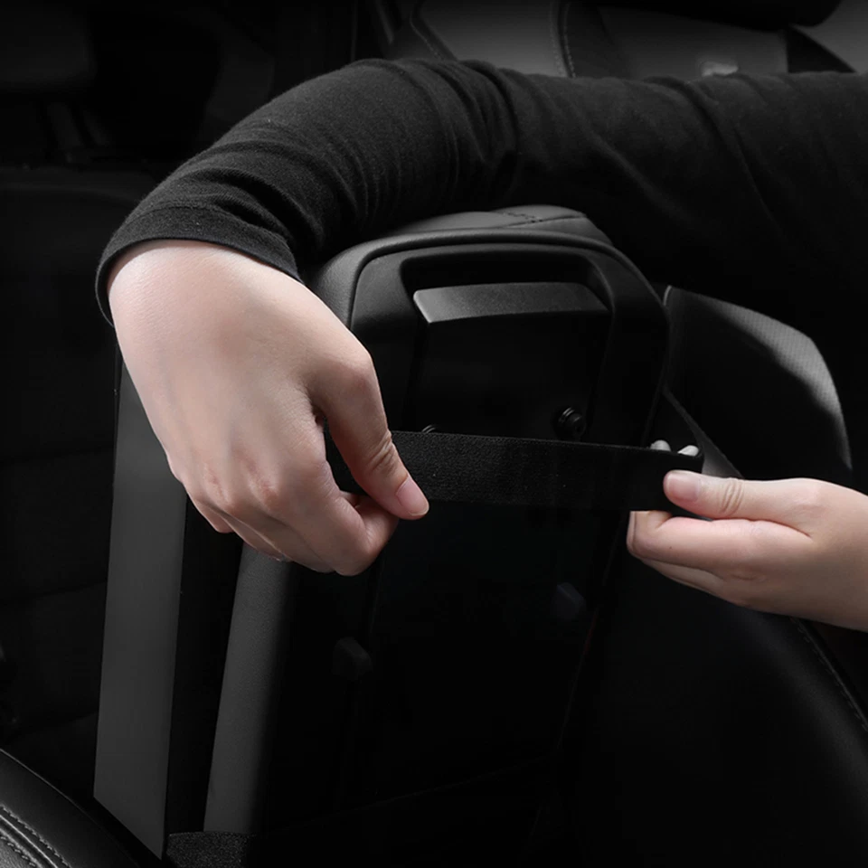 For Ford Car Armrest Cushion Cover Leather Center Console Box Protector Foam Pad - Imagem 3 de 4