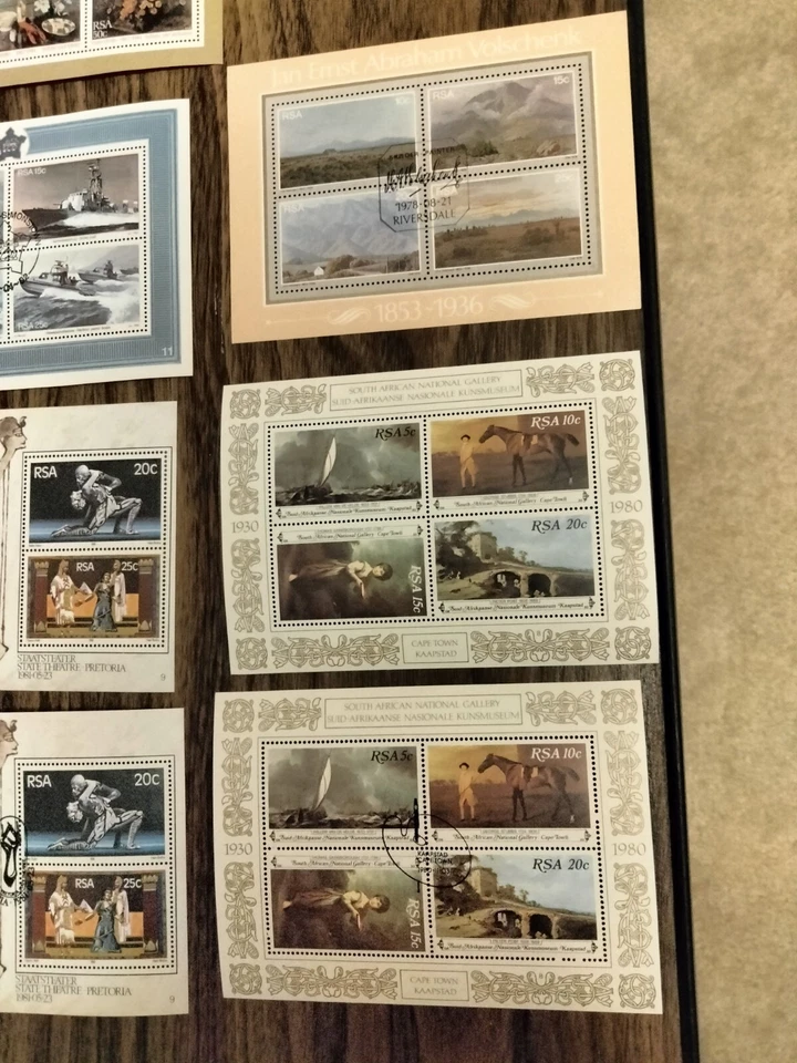 RSA South Africa Misc.Lot of 18 Mint Miniature Sheets from 1975 thru 1985 - Image 4 of 4