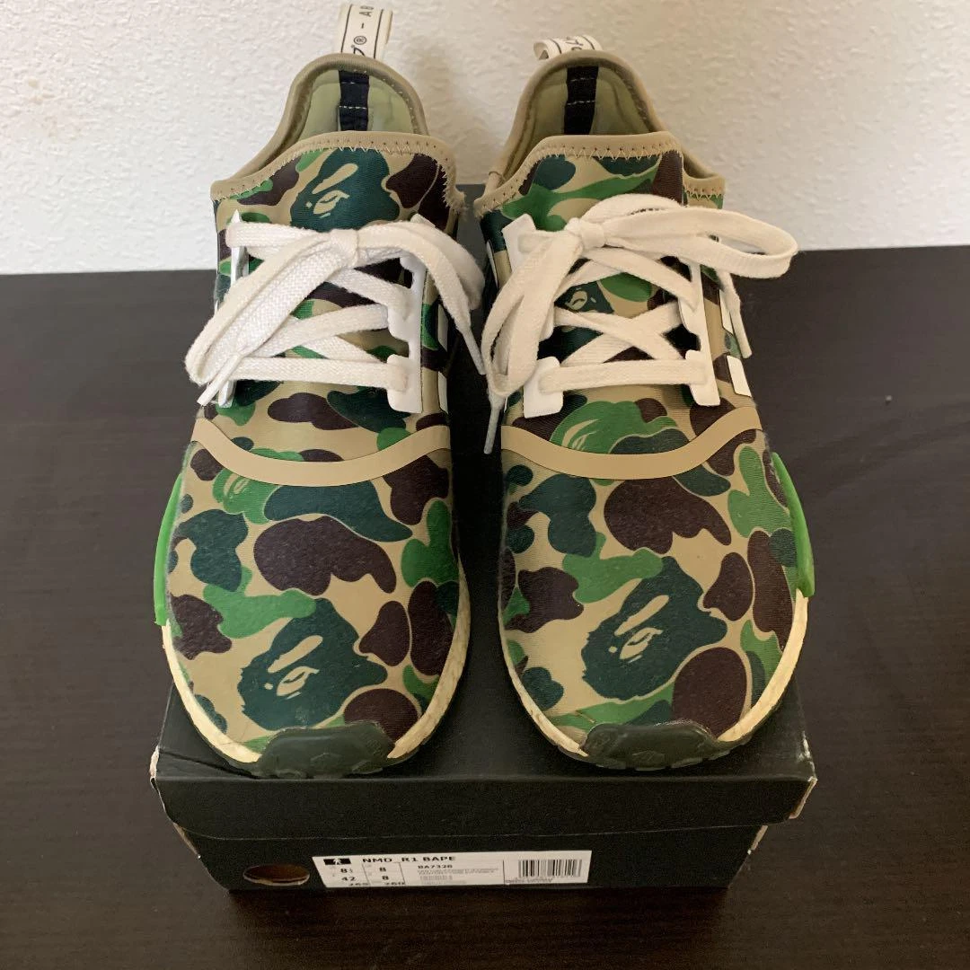 adidas NMD R1 BAPE 26.5cm US8.5 A Bathing Ape
