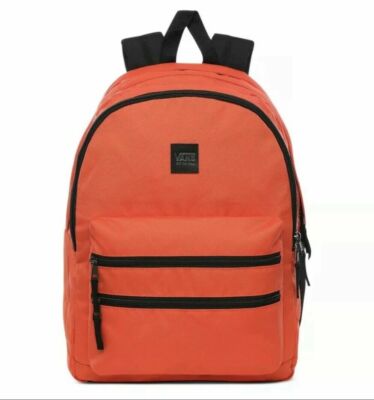Vans Schoolin It Paprika/Black Unisex Laptop Backpack (VN0A46ZPPPR) - NWT 