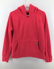 Gap Fleece X Soft Pullover Hoodie Sweatshirt Womens Sz Medium Pink Past Shipping