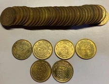 Vintage 1980s Chuck E Cheese Tokens "In Pizza We Trust" Pick Your Birth Year