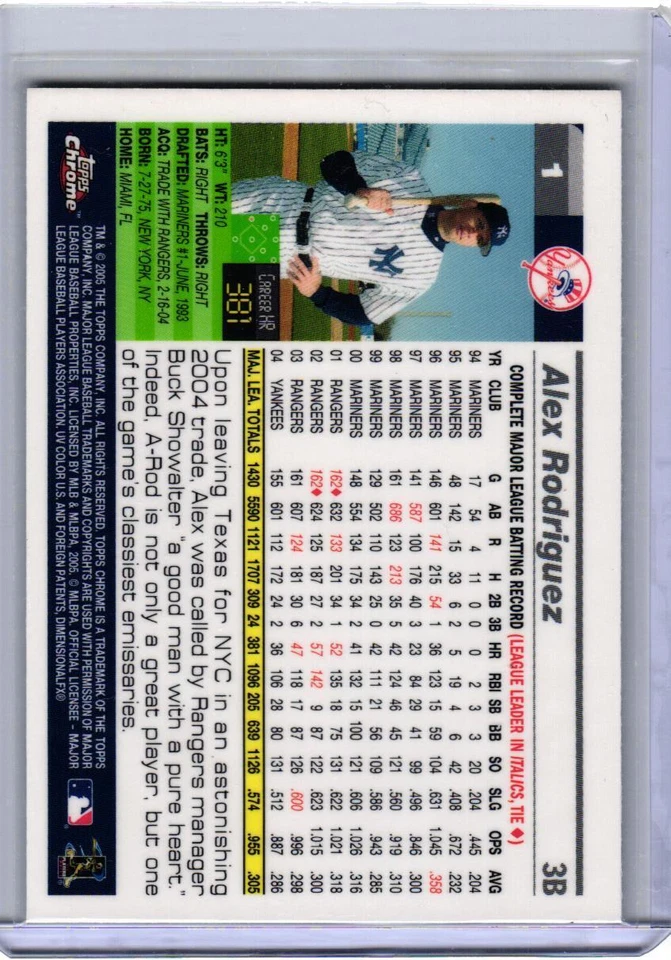 2005 Topps Chrome Set Pick Your Card #1-250 - All Scanned - Image 2 of 2